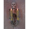 Perfectpretend Wall Sconce  Medium Skeleton Torso holding two candles PE1413044